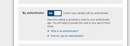 screenshot with Step 5 - Authenticator